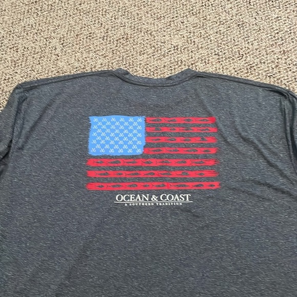 Ocean & Coast Men’s Gray Silky L/S Tee. EUC - Picture 4 of 4